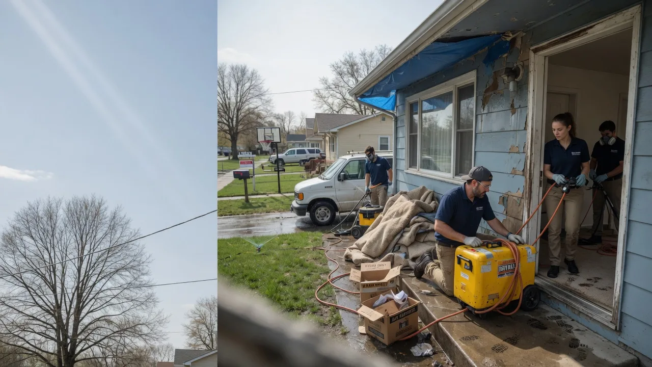 Basement Flood Cleanup in Braceville, IL near me